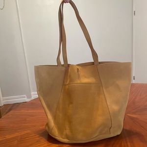 Madewell Eslewhere Suede Tote Bag NWOT